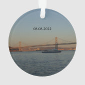 Brug en eiland Yerba Buena #3 Ornament (achterkant)