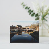 Brug en kanaal briefkaart (Staand voorkant)
