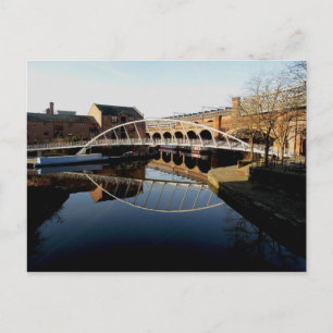 Brug en kanaal briefkaart
