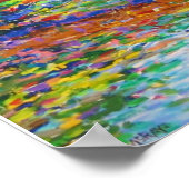 "Brug en reflectie" Poster (Hoek)