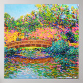 "Brug en reflectie" Poster (Voorkant)