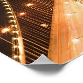 Brug en Skyline van San Francisco Poster (Hoek)