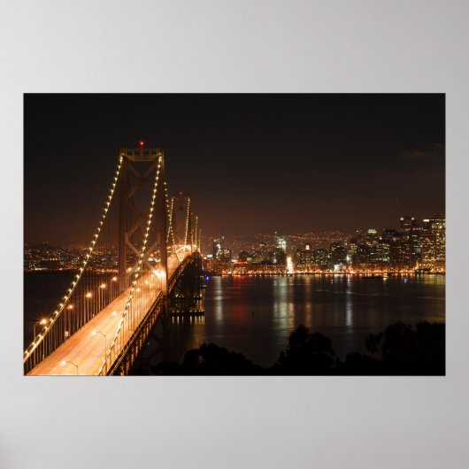 Brug en Skyline van San Francisco Poster (Voorkant)