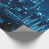 Brug- en stadsarchitectuur 's nachts in Cho Cadeaupapier (Hoek)