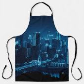 Brug- en stadsarchitectuur 's nachts in Cho Schort (Voorkant)