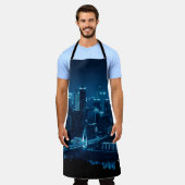 Brug- en stadsarchitectuur 's nachts in Cho Schort (Gedragen)