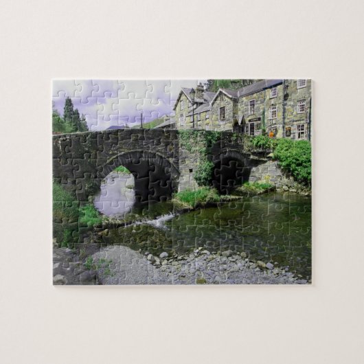 Brug en stroom legpuzzel (Horizontaal)