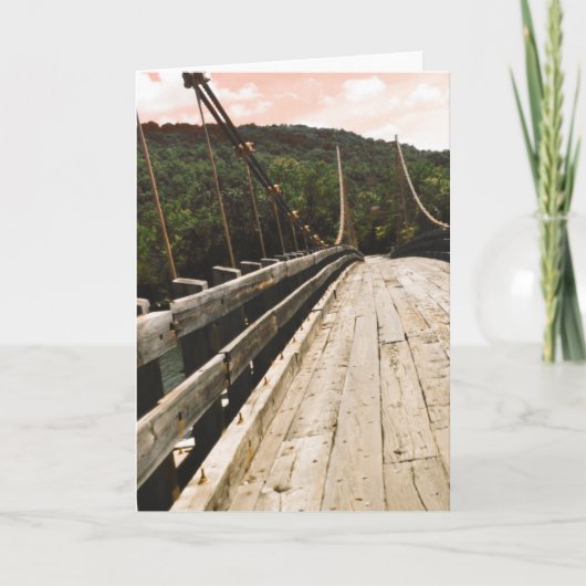 brug feestdagen kaart (Voorkant)