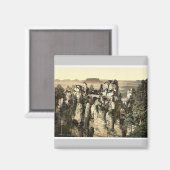 Brug, het Bastion, Saksen, Duitsland zeldzame Phot Magneet (Voorkant / Achterkant)