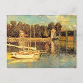 Brug in Argenteuil Claude Monet Briefkaart (Voorkant)