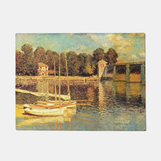 Brug in Argenteuil Claude Monet Deurmat (Voorkant)