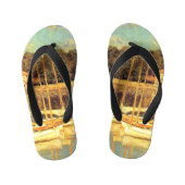Brug in Argenteuil Claude Monet Kinder Teenslippers (Voetbed)