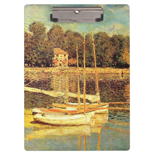 Brug in Argenteuil Claude Monet Klembord (Voorkant)