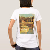 Brug in Argenteuil Claude Monet T-shirt (Achterkant)