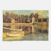 Brug in Argenteuil Claude Monet Theedoek (Horizontaal)