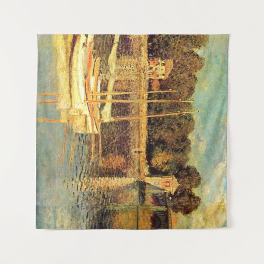 Brug in Argenteuil Claude Monet Wandkleed (Voorkant (horizontaal))