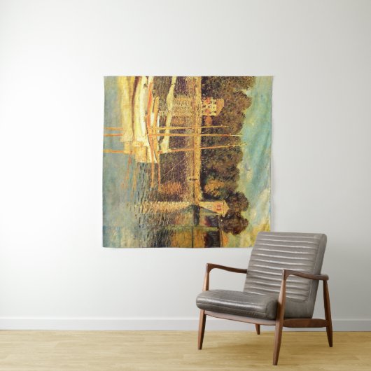 Brug in Argenteuil Claude Monet Wandkleed (In Situ (horizontaal))