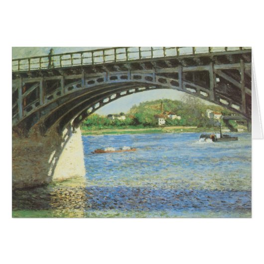 Brug in Argenteuil door Gustave Caillebotte (Voorkant Horizontaal)