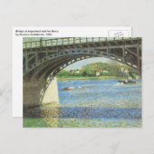 Brug in Argenteuil door Gustave Caillebotte Briefkaart (Voorkant / Achterkant)