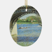 Brug in Argenteuil door Gustave Caillebotte Keramisch Ornament (Rechts)