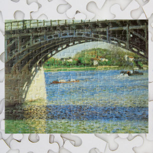Brug in Argenteuil door Gustave Caillebotte Legpuzzel