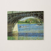Brug in Argenteuil door Gustave Caillebotte Legpuzzel (Horizontaal)