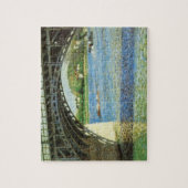 Brug in Argenteuil door Gustave Caillebotte Legpuzzel (Verticaal)