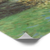 Brug in Argenteuil door Gustave Caillebotte Poster (Hoek)