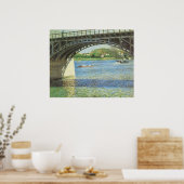 Brug in Argenteuil door Gustave Caillebotte Poster (Keuken)