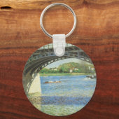 Brug in Argenteuil door Gustave Caillebotte Sleutelhanger (Voorkant)