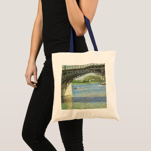 Brug in Argenteuil door Gustave Caillebotte Tote Bag (Voorkant (product))