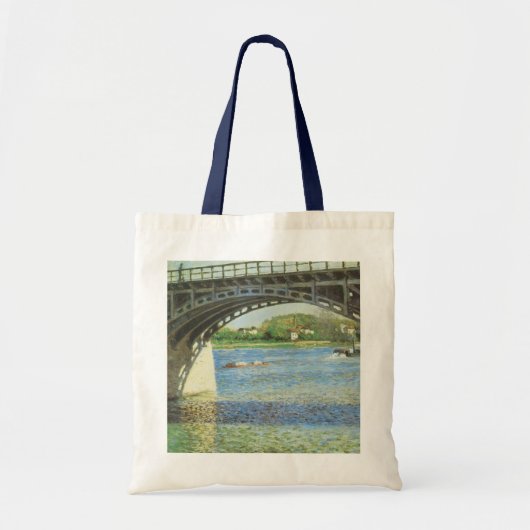 Brug in Argenteuil door Gustave Caillebotte Tote Bag (Voorkant)