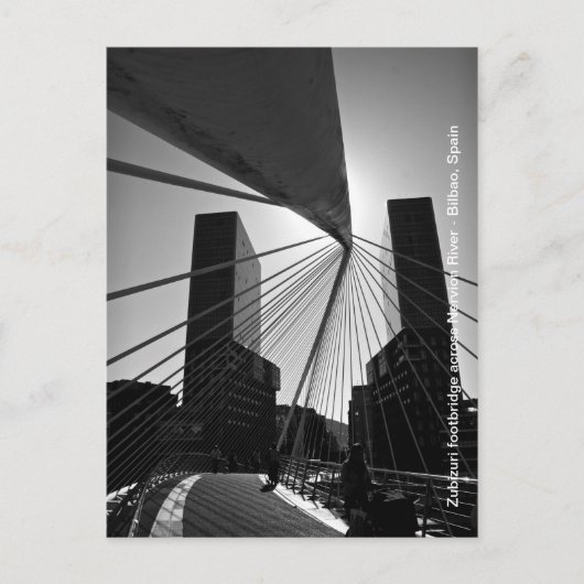Brug in Bilbao Briefkaart (Voorkant)
