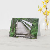 Brug in Boone NC Kaart (Gele Bloem)