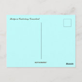 Brug in Canterbury, Connecticut Briefkaart (Achterkant)