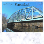 Brug in Canterbury, Connecticut Briefkaart