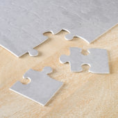 Brug in CT., Zwart en Wit met Rode Accenten Legpuzzel (Zijkant)