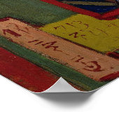 Brug in de regen poster (Hoek)