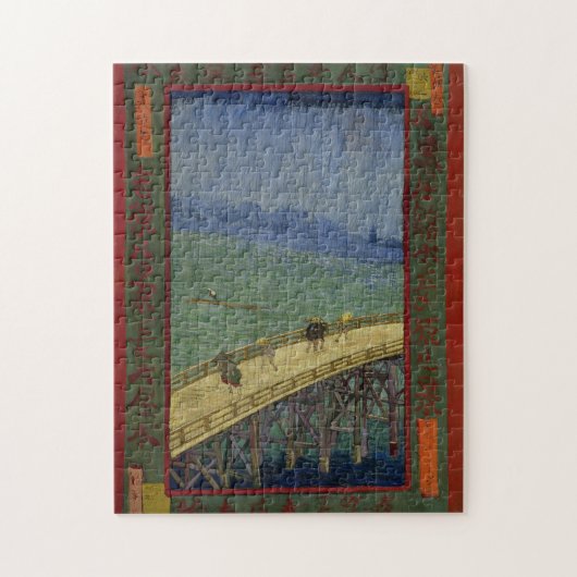 Brug in de Regenpuzzel Legpuzzel (Verticaal)