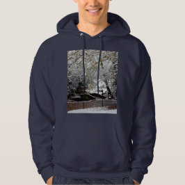Brug, in de sneeuw hoodie