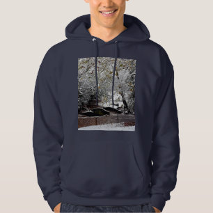 Brug, in de sneeuw hoodie