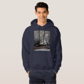 Brug, in de sneeuw hoodie (Voorkant volledig)