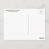 Brug in de tuinen van Bellingrath Briefkaart (Achterkant)