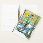 brug in de Waterverf van de winter Planner (Display)