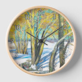 brug in de winter (Voorkant)