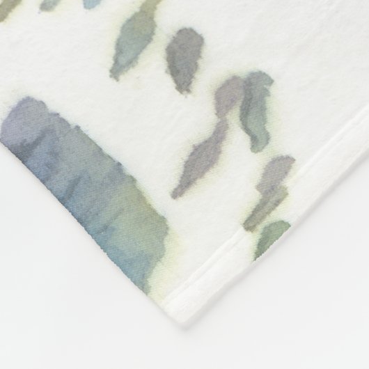 brug in de winter fleece deken (Hoek)