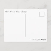 Brug in Des Moines Iowa Briefkaart (Achterkant)