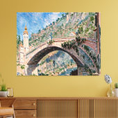 Brug in Dolceacqua Canvas Afdruk (Insitu (Woonkamer))
