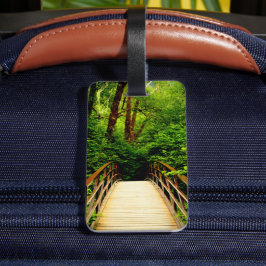Brug in het bos, Pacific Northwest Bagagelabel