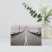 Brug in het Briefkaart Fog (Staand voorkant)